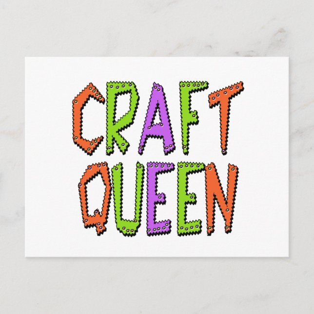 Craft Queen Postcard (Front)