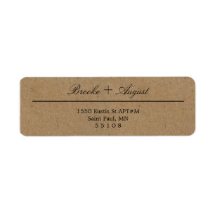 Craft Return Address Labels
