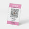 Craft Show Booth Display QR Code Pay Pedestal Sign