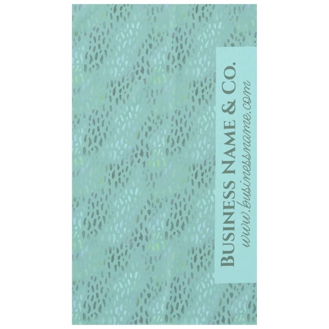 Craft Show Promotional Pop Up Business green  Tablecloth (Front)