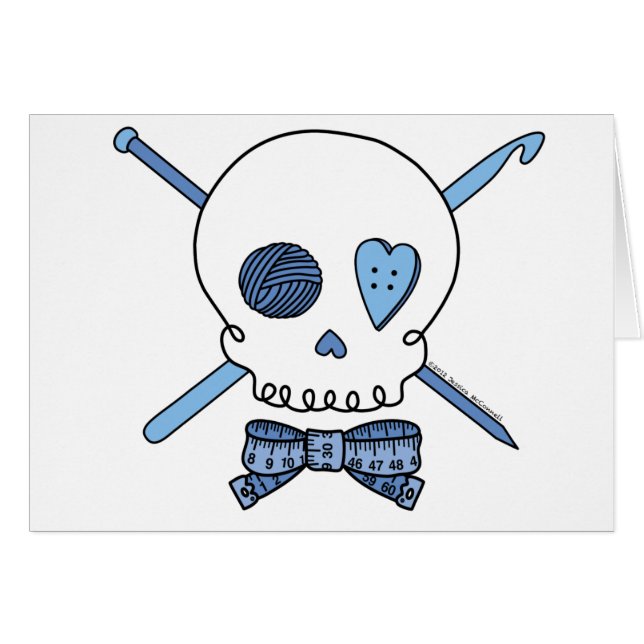 Craft Skull (Blue) (Front Horizontal)