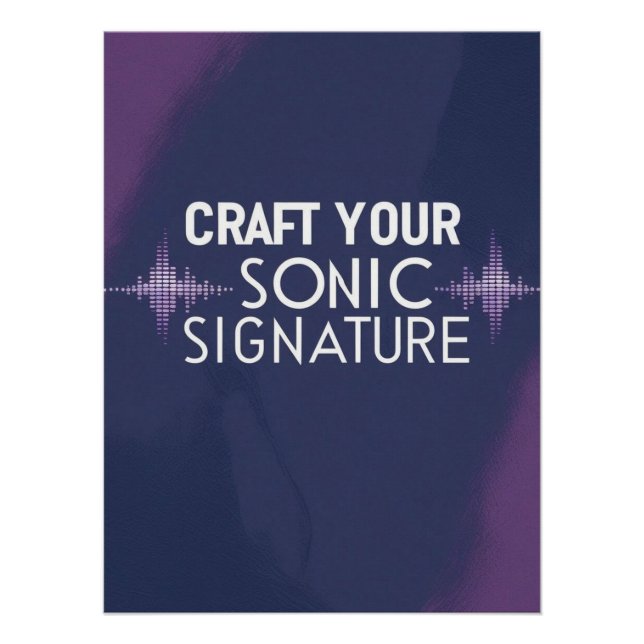 Craft Your Sonic Signature option 2 Poster (Front)