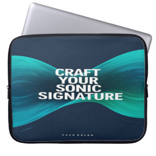 Craft Your Sonic Signature option 3 Laptop Sleeve