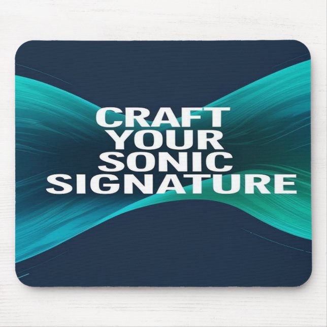 Craft Your Sonic Signature option 3 Mouse Pad (Front)
