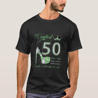 Crafted 50 Years Ago 50th Birthday 50 Years Old Wo T-Shirt