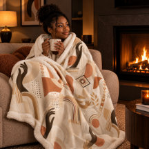Crafted Connections Sherpa Blanket 