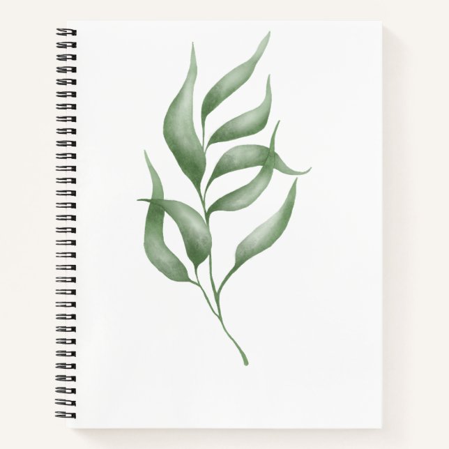 Crafted Elegance: Custom Spiral Notebooks (Front)