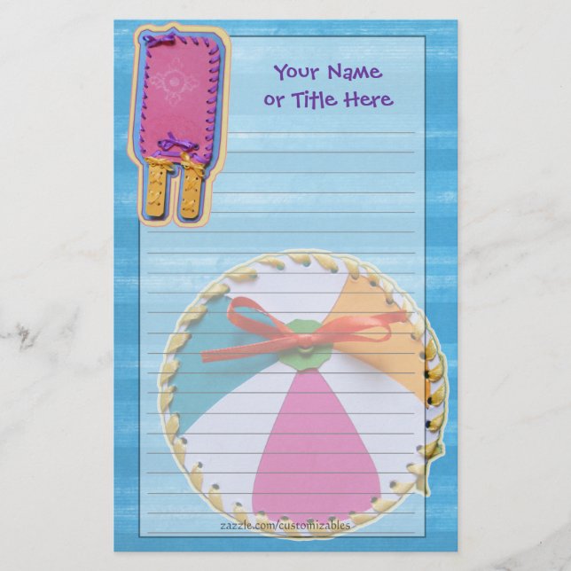 Crafted Summer Stationery (Front)