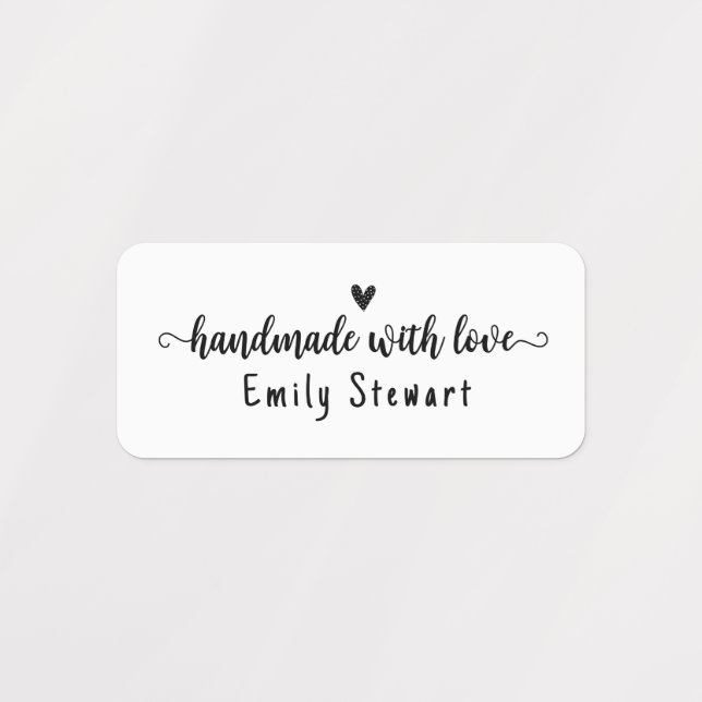 Crafter Custom Clothing label for handmade item (Design 1)