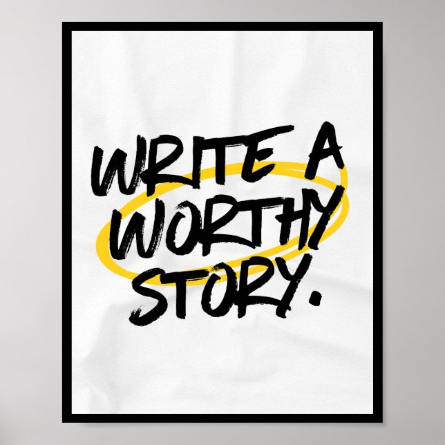 Crafting Compelling Tales Poster (Front)
