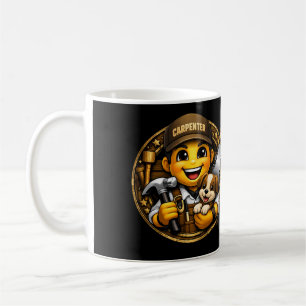 Crafting Dreams in Wood: Professional Carpenter Coffee Mug