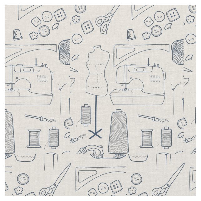 Crafting, dressmaking, sewing, needlework fabric (Close Up)