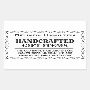 Crafting Product Name & Description on a Sticker