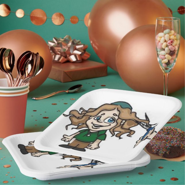 Crafts Party Supplies Tableware PaperPlates Paper Plate (Multi)