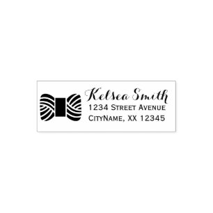 Crafts & Yarn Address / Text Self-inking Stamp