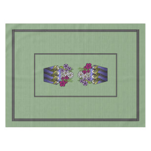 Craftsman Lily Vase 52" x 70" Tablecloth