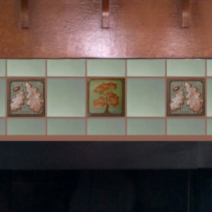 Craftsman Oak Tree Ceramic Tile