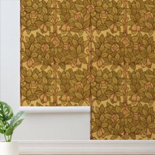 Craftsman or Mission Style Hedgerow Pattern Wallpaper