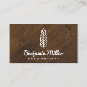 Craftsmen   Wheat Grain 2 Business Card