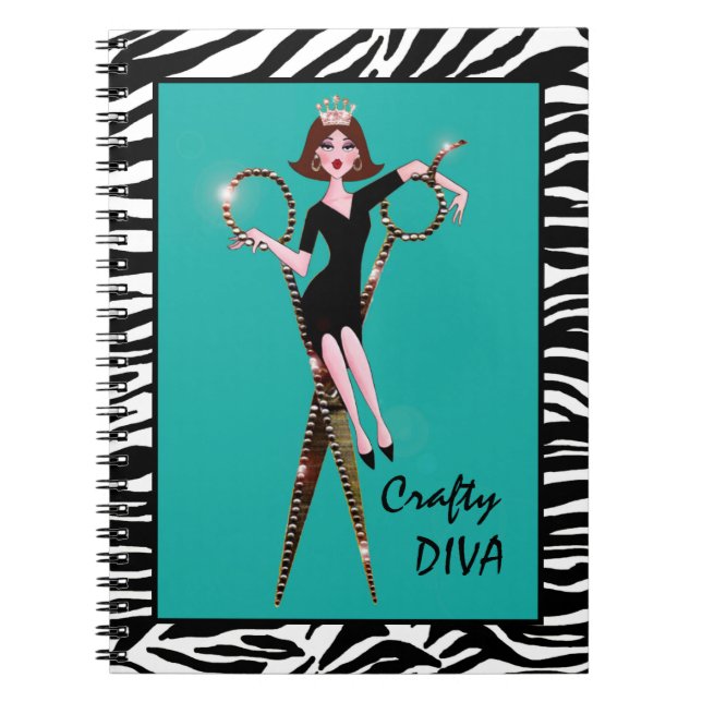 "Crafty DIVA" Notebooks (Front)