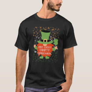 Crafty Funny St Patrick's Day Lucky Gnome Family M T-Shirt