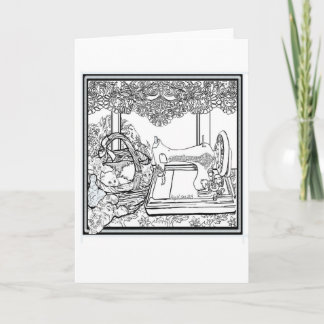 Crafty Kittens greeting card by imAGYnations