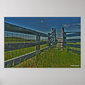 Crag Eyrie Cattle Shoot Poster