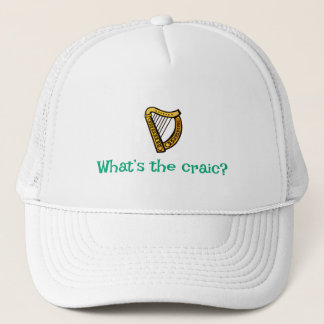 Craic hoodie trucker hat