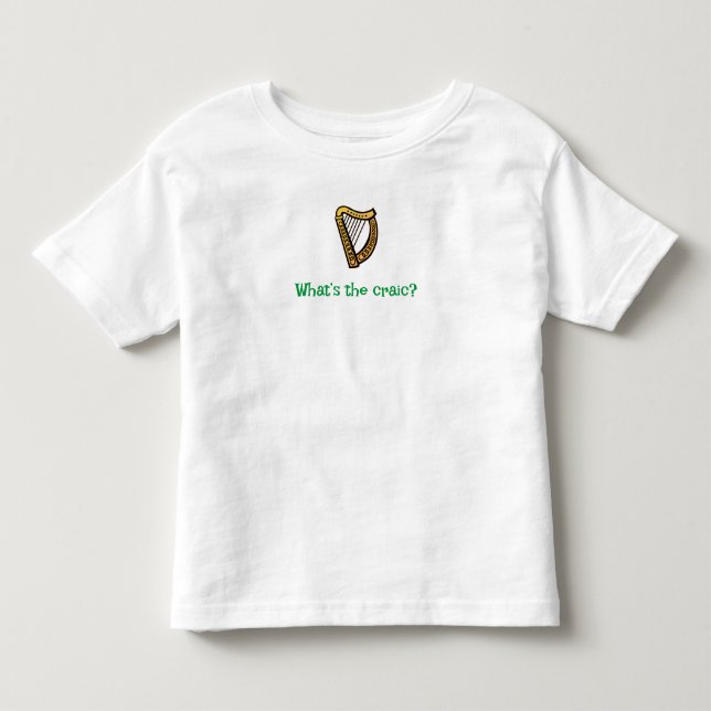 Craic toddler tee shirt  (Front)