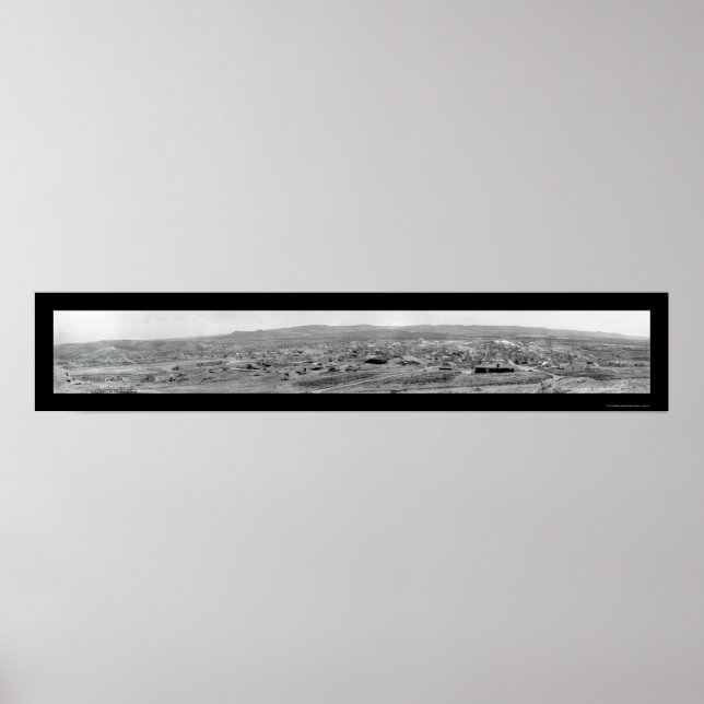 Craig CO Oil Center Photo 1950 Poster (Front)