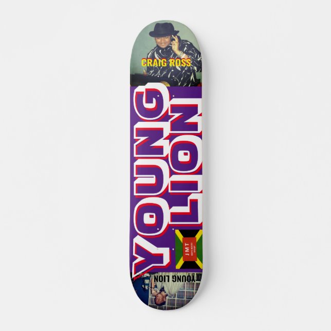 CRAIG ROSS YOUNG LION 7 3/4" Skateboard Deck (Devant)