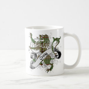 Craig Tartan Lion Coffee Mug