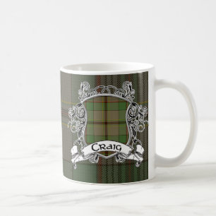 Craig Tartan Shield Coffee Mug