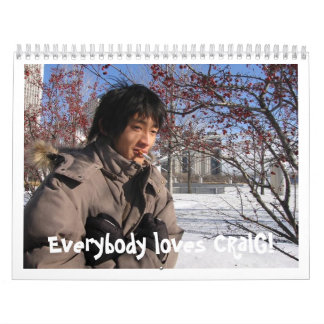 Craig's birthday gift--last one calendar