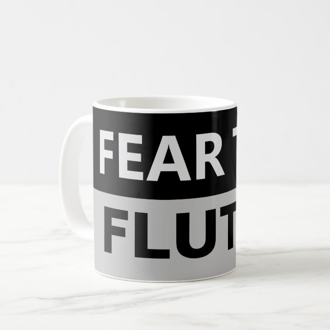 CRAINDRE FLUTES Flûte Player Musicien Mug (Devant gauche)