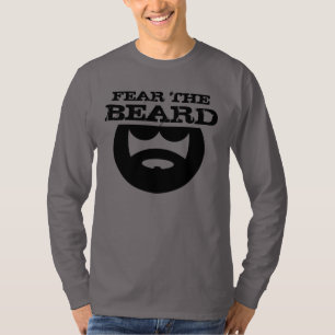 Craindre le t-shirt de barbe pour hommes virils
