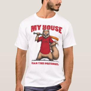 Crainte de T-shirt d'écureuil de rassemblement