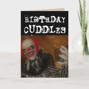 CRAINTE MAL CLOWN CUDDLES D'ANNIVERSAIRE ET CARTES