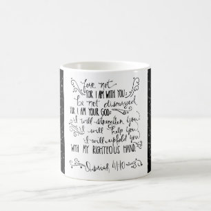 Crainte pas pour moi suis avec vous. Tasse de