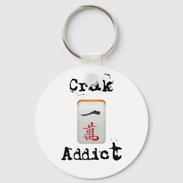 Crak Addict Keychain (Front)