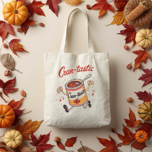 Cran-tastic - Funny Thanksgiving Cranberry Pun  Tote Bag