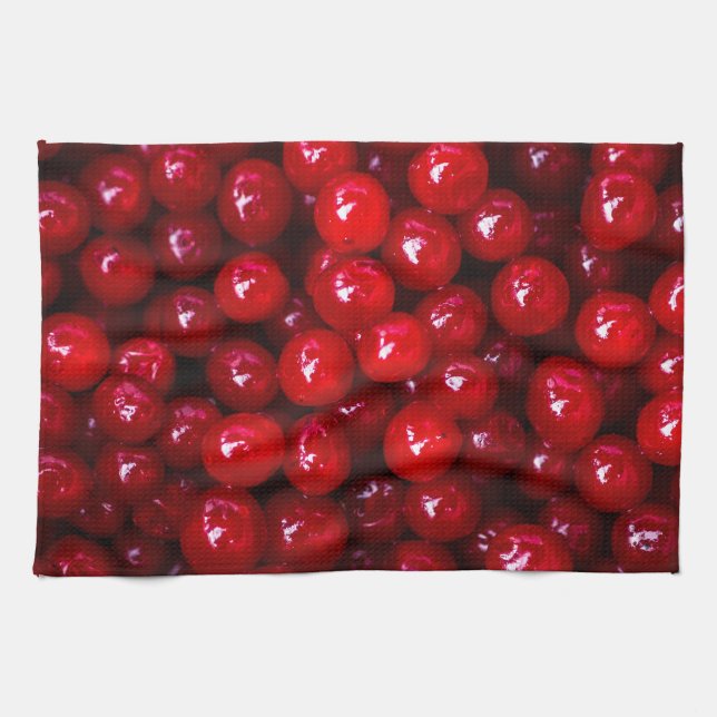 Cranberries Kitchen Towel (Horizontal)