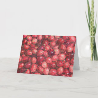Cranberries Still Life Card