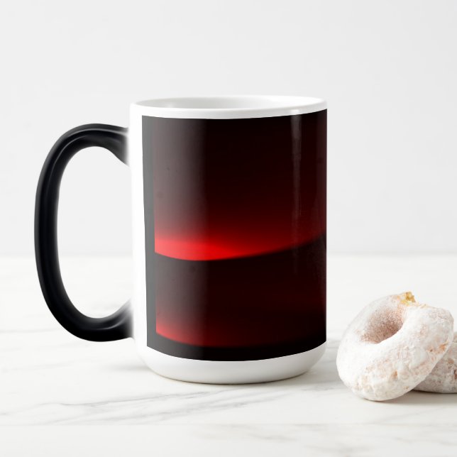 Cranberry And Black Lights Magic Mug (With Donut)