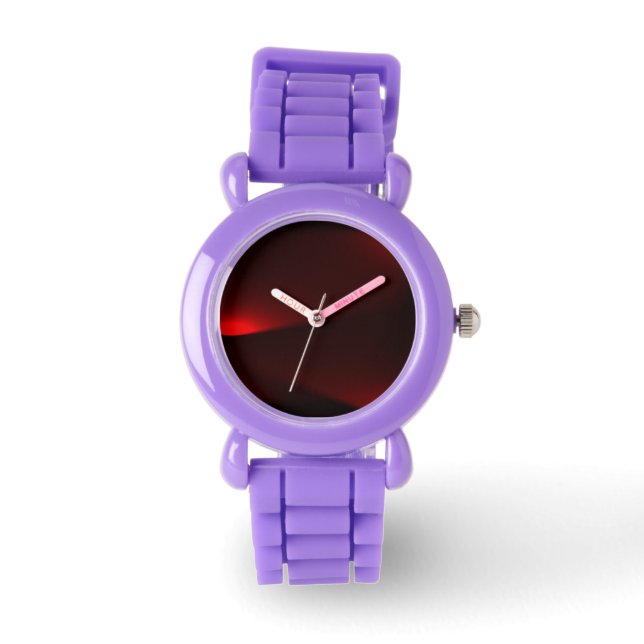 Cranberry And Black Lights  Watch (Front)