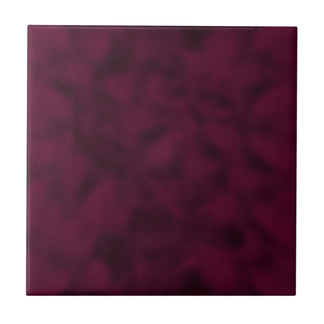Cranberry and Black Mottled Tile (Front)