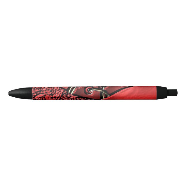 Cranberry Bazaar  Black Ink Pen (Front)