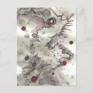Cranberry Bog Tea Creature 003 Postcard