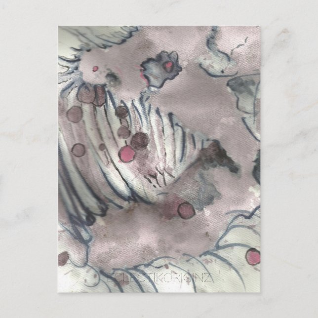 Cranberry Bog Tea Creature 006 Postcard (Front)
