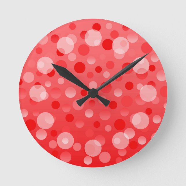 Cranberry Fizz 'Bubbles' horloge ronde (Recto)